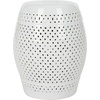 image:imageSafavieh Diamond Ceramic Decorative Garden Stool WhiteWhite