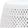 image:imageSafavieh Diamond Ceramic Decorative Garden Stool WhiteWhite