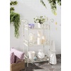 image:imageSafavieh Outdoor Collection Noreen Antique White 3 Tier ShelfAntique White