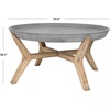 image:imageSafavieh Outdoor Collection Wynn Modern Concrete Round 181inch Coffee Table
