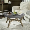 image:imageSafavieh Outdoor Collection Wynn Modern Concrete Round 181inch Coffee Table