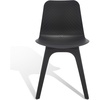 image:imageSAFAVIEH Couture Collection Damiano Retro Grey Molded Plastic Dining Chair Set of 2Black