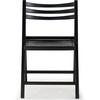 image:imageSAFAVIEH Couture Collection Jacie Black Seat Folding Chair Set of 2 Fully AssembledBlack