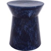 image:imageSAFAVIEH Home Collection  Lessa 18Inch Ceramic Garden Stool Blue Glazed Finish Indoor Outdoor Decorative Accent Stool Fully Assembled ACS4615ABlue