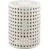 image:imageSAFAVIEH Home Collection Sayre Cream Ceramic 18inch Decorative Accent Garden Stool for Living Room Bathroom Patio Side Table Plant Stand Fully AssembledCream