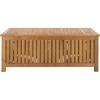 image:imageSAFAVIEH Outdoor  Abri Cushion Storage Box  Solid Wood  Coastal Resort Storage Bench Design  Ideal for Patio Deck Porch Backyard 18 W x 47 D x 19 H PAT7037ANatural