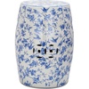 image:imageSafavieh ACS4514A Safavieh Castle Gardens Collection Glazed Ceramic Birds Garden Stool Blue