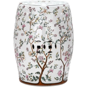 image:imageBlooming Tree Garden Stool in Flower Tree Pattern