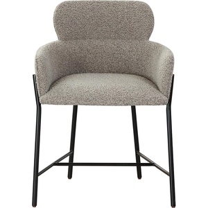image:imageSAFAVIEH Couture Charlize Velvet Dining ChairLight GreyBlack