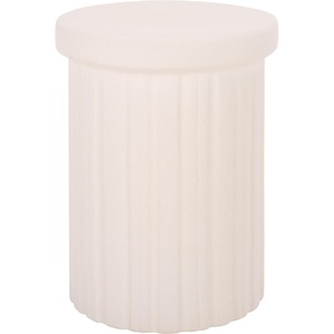 image:imageSAFAVIEH Home Collection  Jhene 18Inch Ceramic Garden Stool Light Cream Glazed Finish Indoor Outdoor Decorative Accent Stool Fully Assembled ACS4614ALight Cream