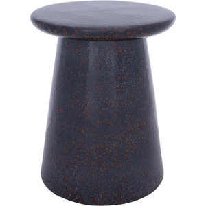 image:imageSAFAVIEH Home Collection  Thena 18Inch Ceramic Garden Stool Dark Blue Glazed Finish Indoor Outdoor Decorative Accent Stool Fully Assembled ACS4609BDark Blue