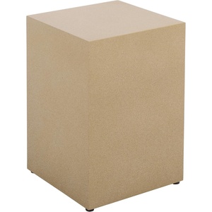 image:imageSAFAVIEH Outdoor  Tina Cube Accent Table  Beige  Fully Assembled  Weather Resistant  Ideal for Deck Patio Backyard 118 W x 118 D x 177 H PAT6204BBeige