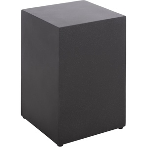 image:imageSAFAVIEH Outdoor  Tina Cube Accent Table  Beige  Fully Assembled  Weather Resistant  Ideal for Deck Patio Backyard 118 W x 118 D x 177 H PAT6204BBlack