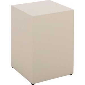 image:imageSAFAVIEH Outdoor  Tina Cube Accent Table  Beige  Fully Assembled  Weather Resistant  Ideal for Deck Patio Backyard 118 W x 118 D x 177 H PAT6204BIvory
