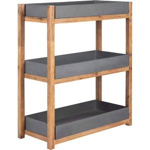 image:imageSAFAVIEH Outdoor Collection Semli Storage ShelfGrey