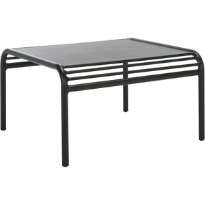 image:imageSAFAVIEH Outdoor Patio Furniture Core Grey Metal amp Sintered Stone Coffee Table Fully AssembledBlack