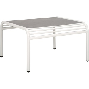 image:imageSAFAVIEH Outdoor Patio Furniture Core Grey Metal amp Sintered Stone Coffee Table Fully AssembledWhite