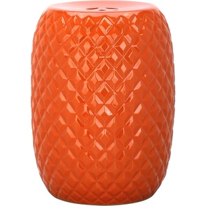image:imageSafavieh Calla Ceramic Decorative Garden Stool OrangeOrange