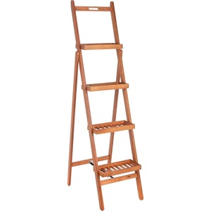 image:imageSafavieh Outdoor Collection Grenton Natural Brown 4Tier Shelf