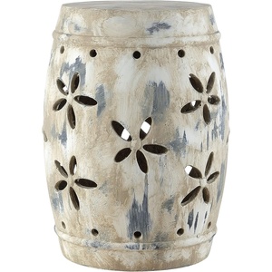 image:imageSafavieh Outdoor Collection Ilia Antiqued Cream Garden Stool