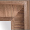 image:imageSAFAVIEH Couture Collection  Kaya Black Wood Square MirrorWalnut