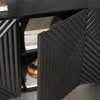 image:imageSAFAVIEH Couture Collection Hewitt Black 4Door Sideboard Fully AssembledBlack