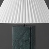 image:imageSAFAVIEH Couture Lighting  Mackenzie 25Inch Square Marble Table Lamp  Cream amp White  Modern Slim Pillar Design  Ideal for Living Room Bedroom  LED Bulb Included CTL1080ADark GreenWhite