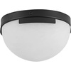 image:imageSAFAVIEH Couture Lighting Collection Eddie BrassOffWhite Alabaster Flush Mount Ceiling Light LED Bulb IncludedBlackOff White
