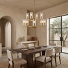 image:imageSAFAVIEH Couture Lighting Collection Jennica Art Deco Glam Gold Glass Chandelier