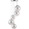 image:imageSAFAVIEH Couture Lighting Collection Skylina Chrome 5Light Adjustable Chandelier LED Bulbs Included