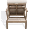 image:imageSAFAVIEH Couture Outdoor Patio Furniture Collection  Martinique Chaise Lounge Chair Natural Teak Solid Wood with Removable Beige Cushions CPT1066ANaturalBeige