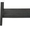 image:imageSAFAVIEH PAT6744A Collection Mayer Black 4921 Outdoor BenchDark Slate Gray