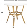 image:imageSafavieh PAT4012C Outdoor Collection Sidford White Rattan Bistro TableWhite