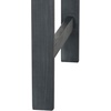 image:imageSafavieh PAT6743K Outdoor Collection Moorpark Grey 2 Seat Bench Dark Slate GrayAsh Grey