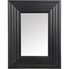 image:imageSAFAVIEH Couture Collection  Jilianna Black Wood Rectangle MirrorBlack