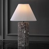 image:imageSAFAVIEH Couture Lighting  Mackenzie 25Inch Square Marble Table Lamp  Cream amp White  Modern Slim Pillar Design  Ideal for Living Room Bedroom  LED Bulb Included CTL1080ALight GreyWhite