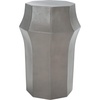 image:imageSAFAVIEH Outdoor Collection Klaudia Modern Dark Grey Concrete Accent Table Fully Assembled