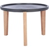 image:imageSAFAVIEH Outdoor Collection Valton NaturalBlack Side Table PAT1511ABlack