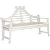 image:imageSAFAVIEH PAT6741A Outdoor Collection Azusa BenchAntique  White