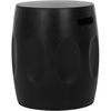 image:imageSafavieh Outdoor Zuri Black Modern Concrete Round Accent TableBlack
