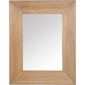 image:imageSAFAVIEH Couture Collection  Ingall Natural Wood Rectangle MirrorNatural