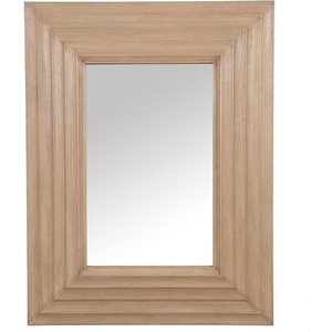 image:imageSAFAVIEH Couture Collection  Jilianna Black Wood Rectangle MirrorNatural