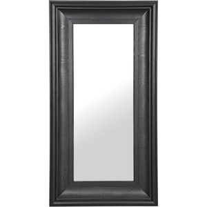 image:imageSAFAVIEH Couture Collection  Kaya Black Wood Rectangle MirrorBlack
