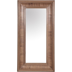 image:imageSAFAVIEH Couture Collection  Kaya Black Wood Rectangle MirrorWalnut