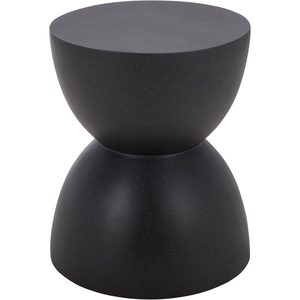 image:imageSAFAVIEH Outdoor  Tina Hourglass Accent Table  Black  Fully Assembled  Weather Resistant  Ideal for Deck Patio Backyard 138 W x 138 D x 177 H PAT6202ABlack