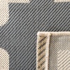 image:imageSAFAVIEH Courtyard Collection 53 x 77 RedBone CY6913 Indoor Outdoor Splashproof Easy Scrubbing Patio Backyard Mudroom Area RugAnthraciteBeige