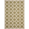 image:imageSAFAVIEH Courtyard Collection 53 x 77 RedBone CY6913 Indoor Outdoor Splashproof Easy Scrubbing Patio Backyard Mudroom Area RugGreenBeige