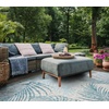 image:imageSAFAVIEH Courtyard Collection 8 x 10 Aqua  Navy CY8557 Indoor Outdoor Waterproof Easy Cleaning Patio Backyard Mudroom Area RugGreyAqua