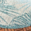 image:imageSAFAVIEH Courtyard Collection 8 x 10 Aqua  Navy CY8557 Indoor Outdoor Waterproof Easy Cleaning Patio Backyard Mudroom Area RugGreyAqua