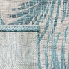 image:imageSAFAVIEH Courtyard Collection 8 x 10 Aqua  Navy CY8557 Indoor Outdoor Waterproof Easy Cleaning Patio Backyard Mudroom Area RugGreyAqua